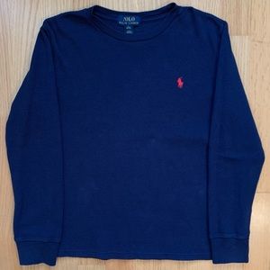 Ralph Lauren Youth Waffle Knit Crew Neck